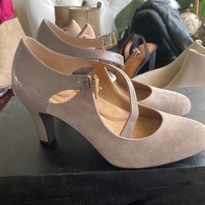 NIB Giani Bernini Velmah Womens Ankle Strap Mary Jane Heels